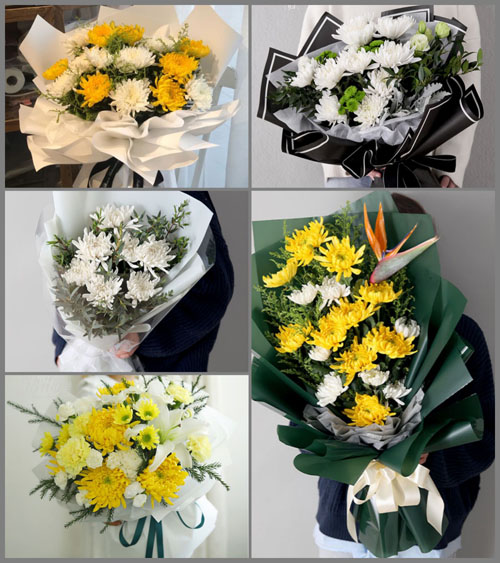 江西萍乡上栗县彭高镇白事花束代送